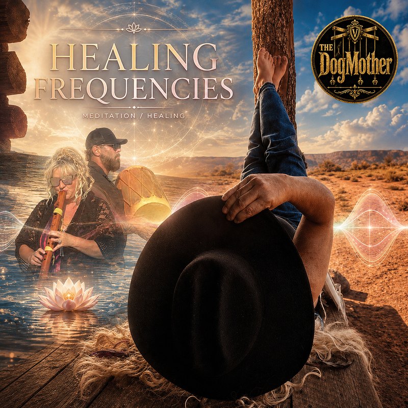 HEALING FREQUENCIES — The Dogmother — Album Cover